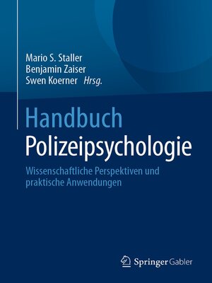 cover image of Handbuch Polizeipsychologie